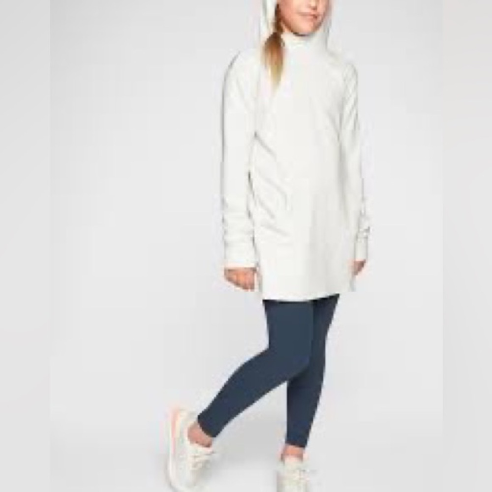 Athleta Girl It’s All Hood tunic size xlarge 14 youth EUC